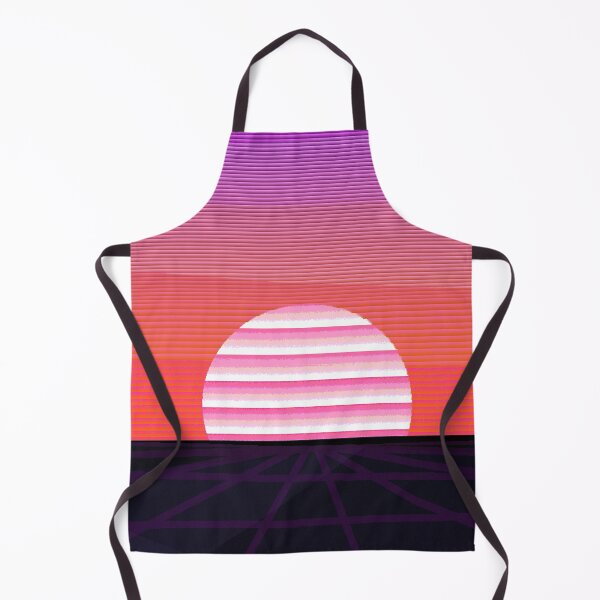 Item preview, 80s Retrowave Synthwave Neon Sun Illustration designed and sold by MusicArtAndGrind.