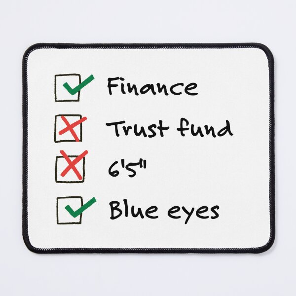 Item preview, Blue-eyed Finance designed and sold by Mik Mercado.