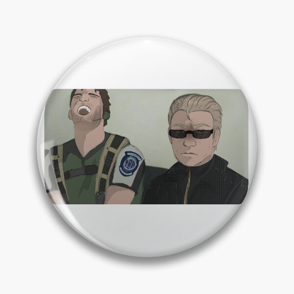 Artikelvorschau, Chris Redfield und Albert Wesker Meme entworfen und verkauft von BirkinSchmirkin.