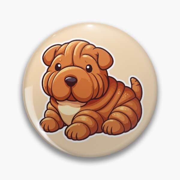 Item preview, SHARPEI CROISSANT - PUPPY designed and sold by Kura97.