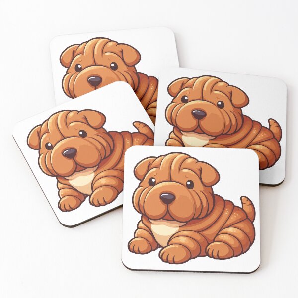 Item preview, SHARPEI CROISSANT - PUPPY designed and sold by Kura97.