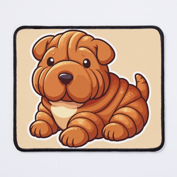 Item preview, SHARPEI CROISSANT - PUPPY designed and sold by Kura97.