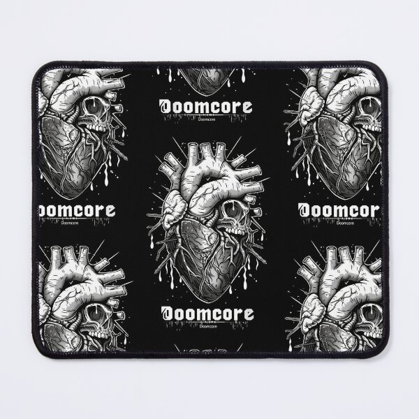 Item preview, Gothic Doomcore Heart with Vintage Flair designed and sold by Piotrek0001.