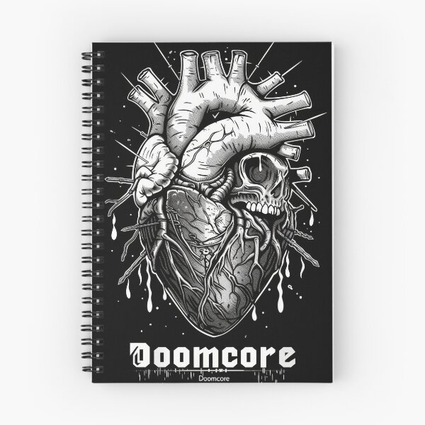 Item preview, Gothic Doomcore Heart with Vintage Flair designed and sold by Piotrek0001.
