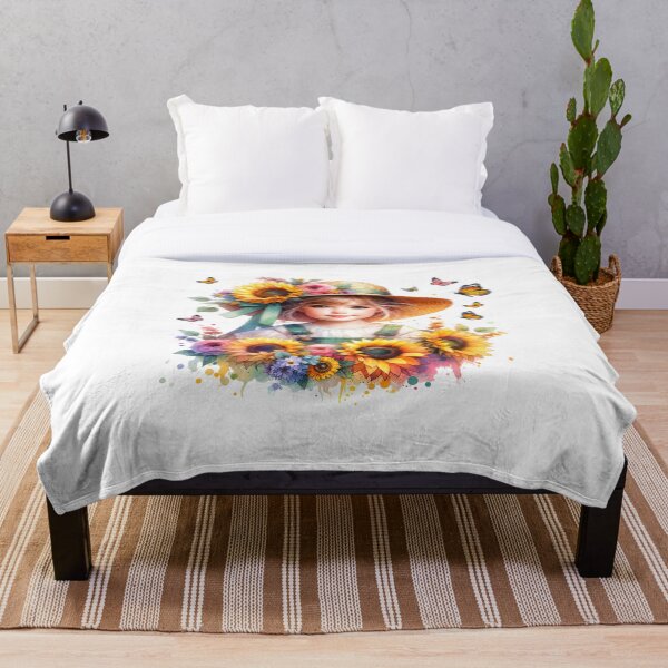 Item preview, chica con flores designed and sold by warrior4print.