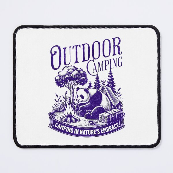 Item preview, Cozy Campfire Night with Panda, Nature's Embrace designed and sold by -DEEWOLF-.