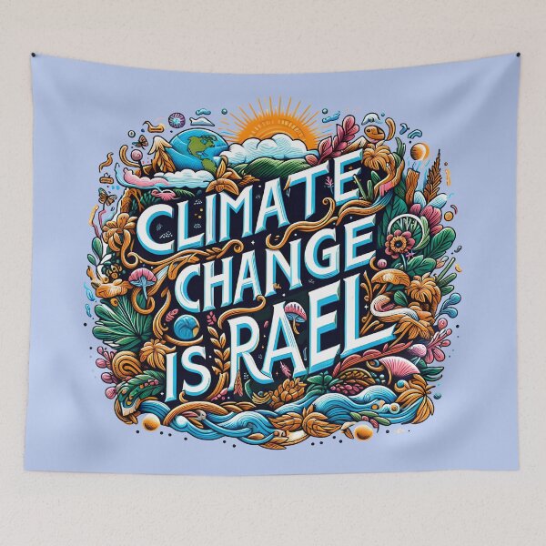 Item preview, Climate change is real, typography designed and sold by maxmaj.