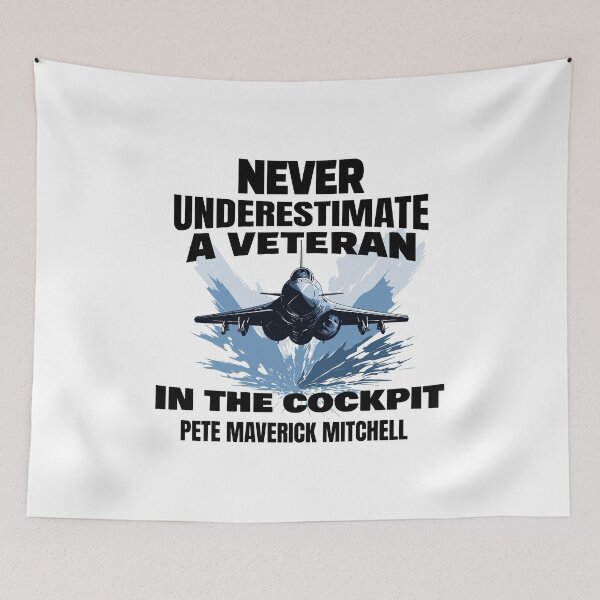 Item preview, Never underestimate a veteran in the cockpit designed and sold by mksjr.