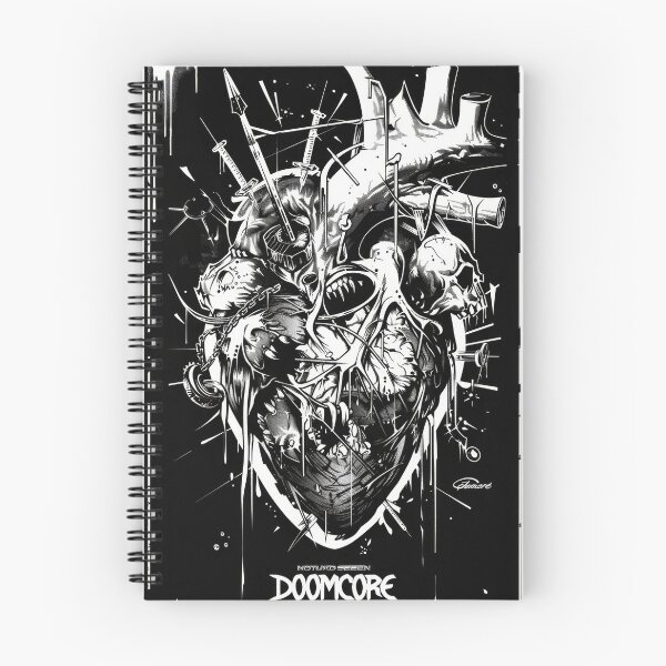 Item preview, Gothic Doomcore Heart with Vintage Flair designed and sold by Piotrek0001.