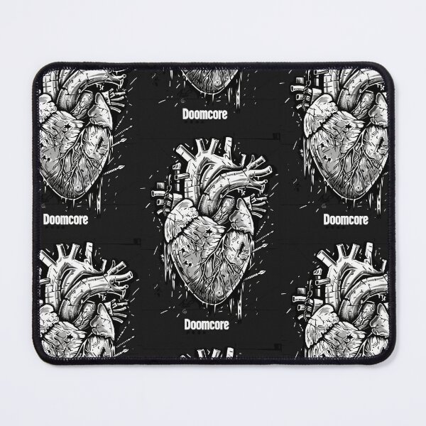 Item preview, Gothic Doomcore Heart with Vintage Flair designed and sold by Piotrek0001.