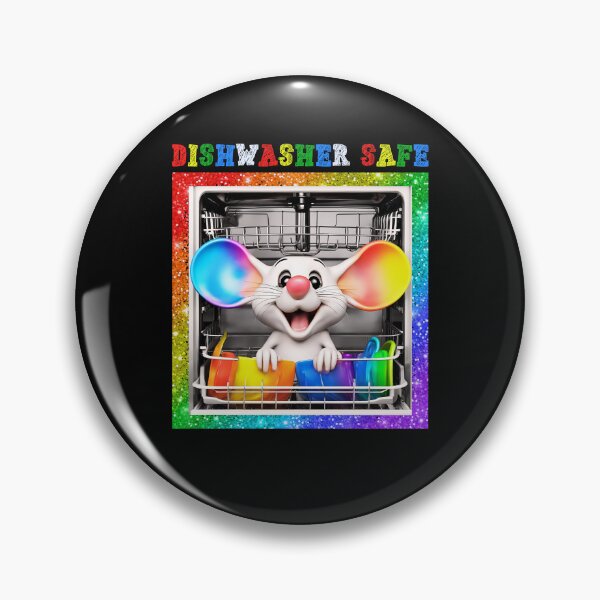 Item preview, Dishwasher Safe With Funny Mouse designed and sold by LadyGoodwill.