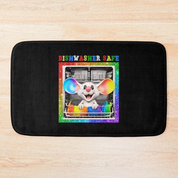 Item preview, Dishwasher Safe With Funny Mouse designed and sold by LadyGoodwill.