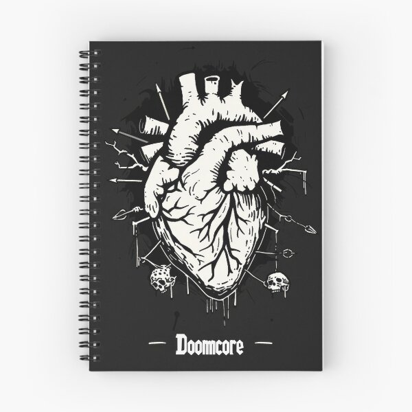 Item preview, Gothic Doomcore Heart with Vintage Flair designed and sold by Piotrek0001.