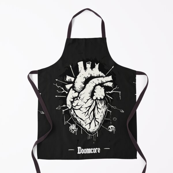 Item preview, Gothic Doomcore Heart with Vintage Flair designed and sold by Piotrek0001.