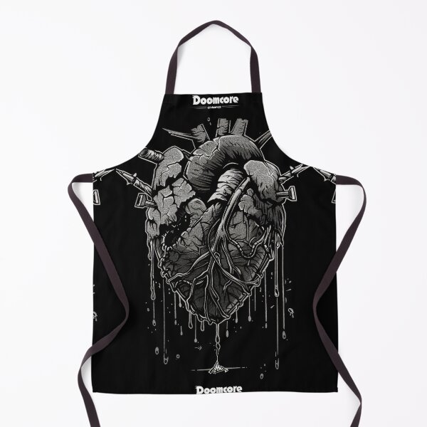 Item preview, Gothic Doomcore Heart with Vintage Flair designed and sold by Piotrek0001.