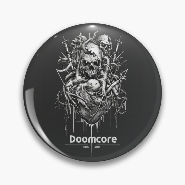 Artikelvorschau, Gothic Doomcore Herz mit Vintage Flair entworfen und verkauft von Piotrek0001.