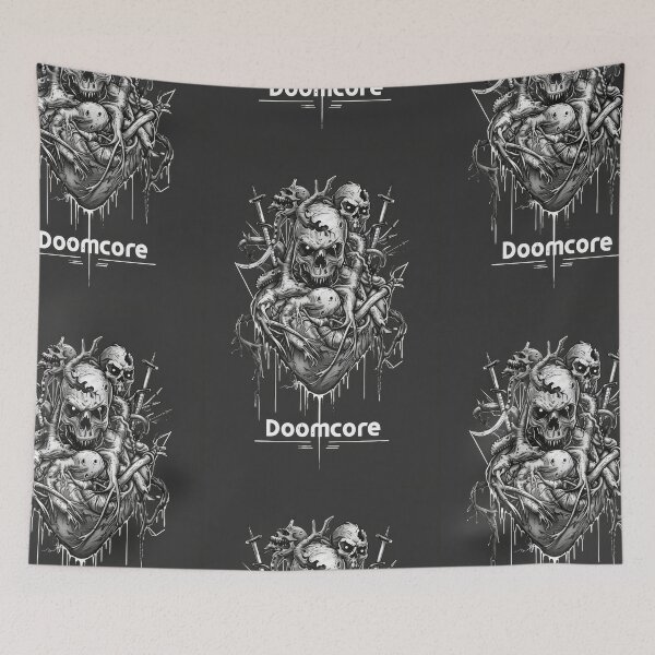 Item preview, Gothic Doomcore Heart with Vintage Flair designed and sold by Piotrek0001.