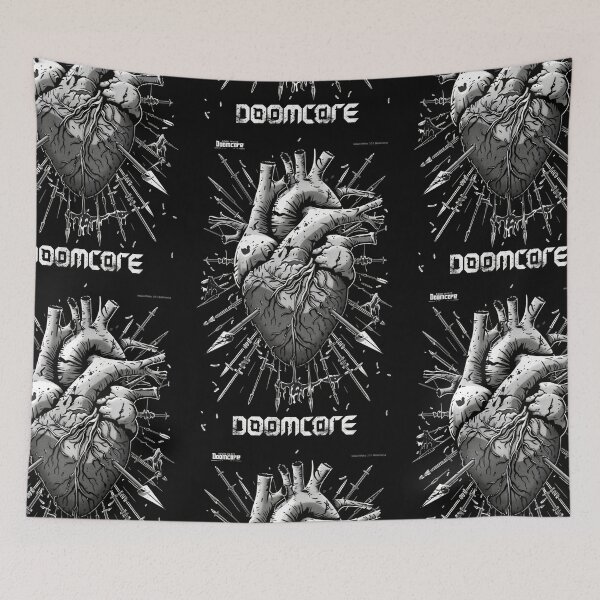 Item preview, Gothic Doomcore Heart with Vintage Flair designed and sold by Piotrek0001.