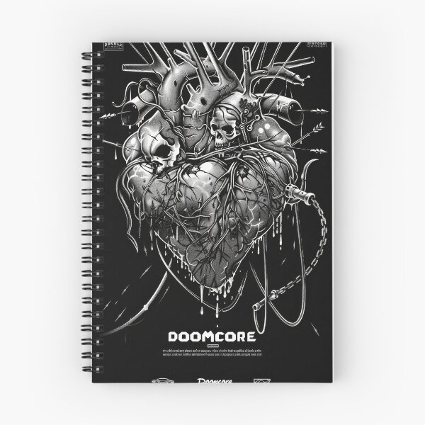 Item preview, Gothic Doomcore Heart with Vintage Flair designed and sold by Piotrek0001.
