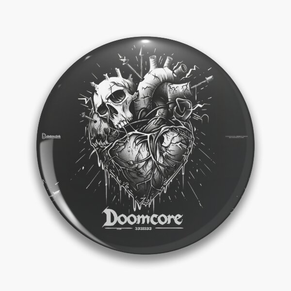 Artikelvorschau, Gothic Doomcore Herz mit Vintage Flair entworfen und verkauft von Piotrek0001.