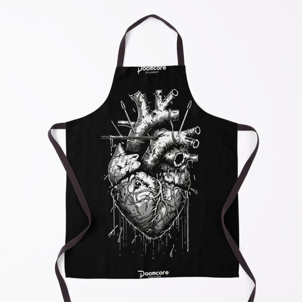 Item preview, Gothic Doomcore Heart with Vintage Flair designed and sold by Piotrek0001.