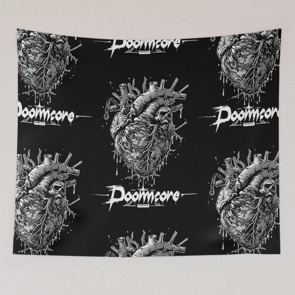 Item preview, Gothic Doomcore Heart with Vintage Flair designed and sold by Piotrek0001.