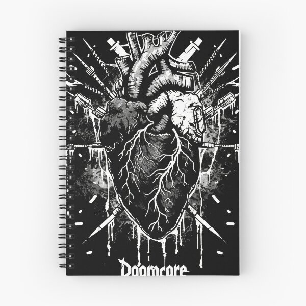 Item preview, Gothic Doomcore Heart with Vintage Flair designed and sold by Piotrek0001.