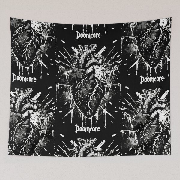 Item preview, Gothic Doomcore Heart with Vintage Flair designed and sold by Piotrek0001.