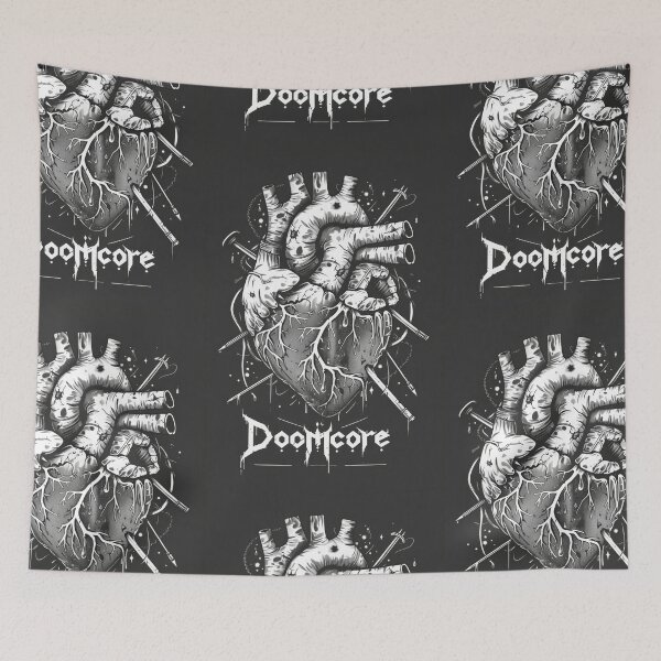 Item preview, Gothic Doomcore Heart with Vintage Flair designed and sold by Piotrek0001.