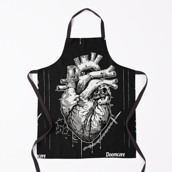 Item preview, Gothic Doomcore Heart with Vintage Flair designed and sold by Piotrek0001.