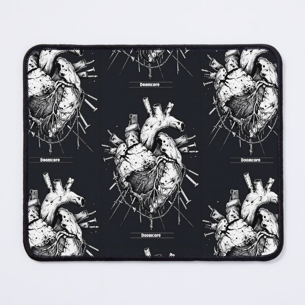 Item preview, Gothic Doomcore Heart with Vintage Flair designed and sold by Piotrek0001.