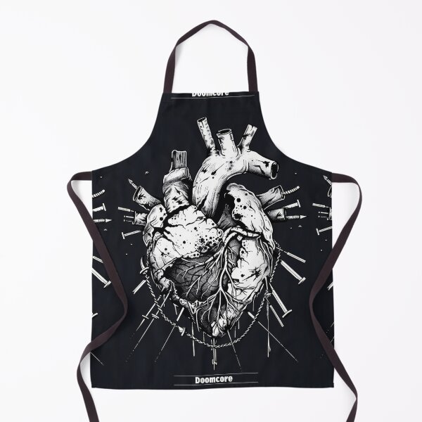 Item preview, Gothic Doomcore Heart with Vintage Flair designed and sold by Piotrek0001.