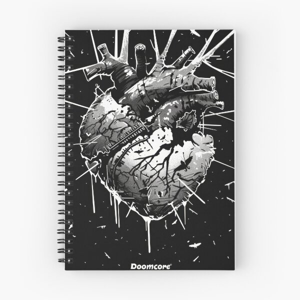 Item preview, Gothic Doomcore Heart with Vintage Flair designed and sold by Piotrek0001.