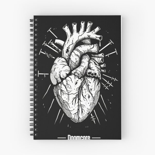 Item preview, Copy of Gothic Doomcore Heart with Vintage Flair designed and sold by Piotrek0001.
