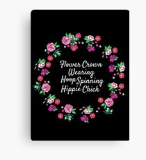 Hippy Chick Canvas Print
