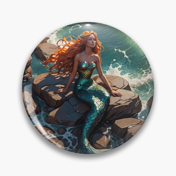 Item preview, Mermaid Sunning Herself designed and sold by Geek Girl Ohio.