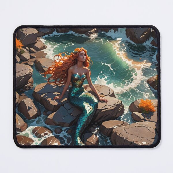 Item preview, Mermaid Sunning Herself designed and sold by Geek Girl Ohio.