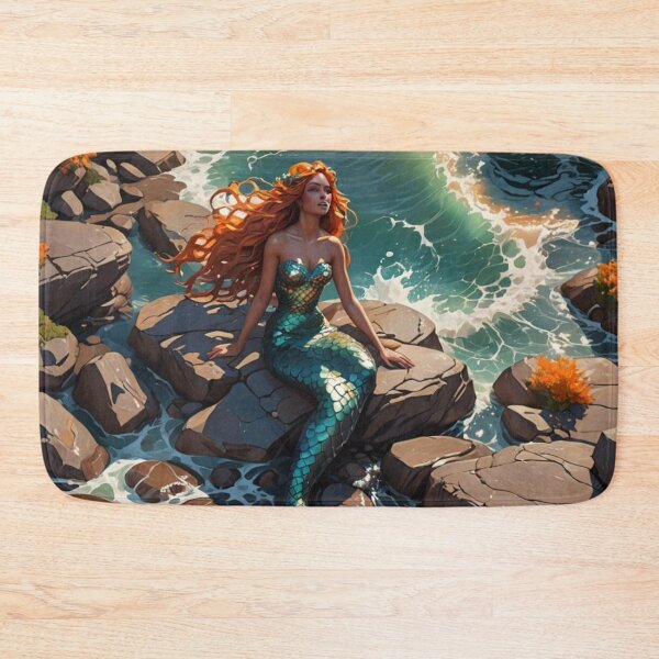 Item preview, Mermaid Sunning Herself designed and sold by Geek Girl Ohio.