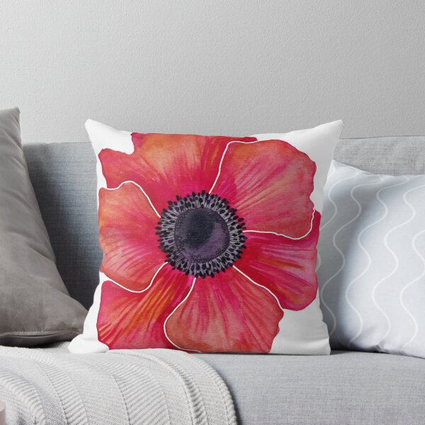 Item preview, Beautiful Painted Poppy Flower designed and sold by FoxandCrow.