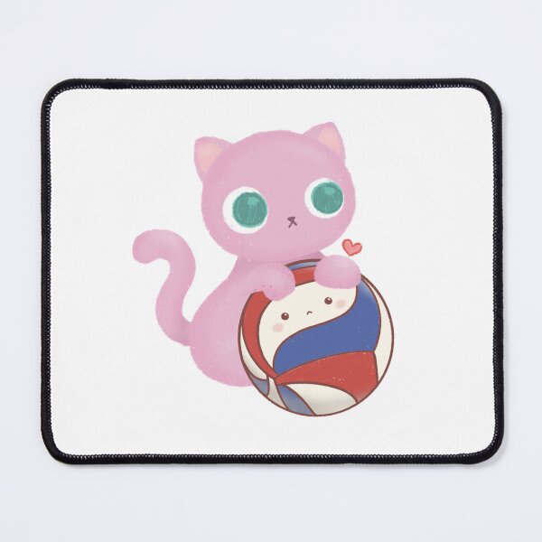 Item preview, Cute Kawaiin Cat Volleyball Miya and Vilo designed and sold by bobalogy.