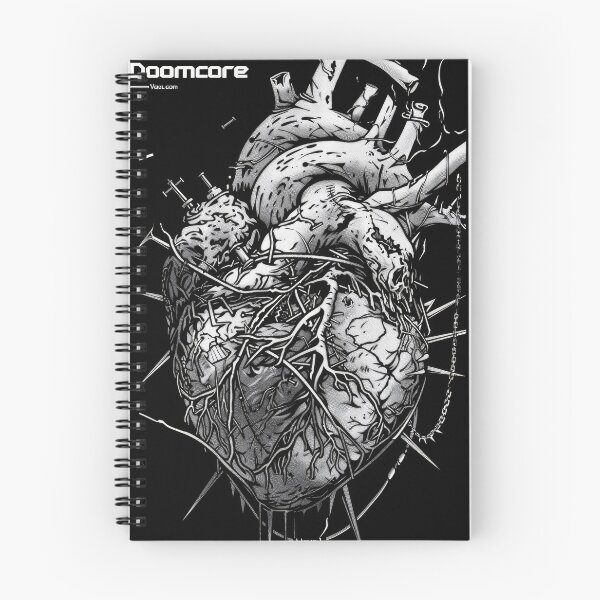 Item preview, Gothic Doomcore Heart with Vintage Flair designed and sold by Piotrek0001.