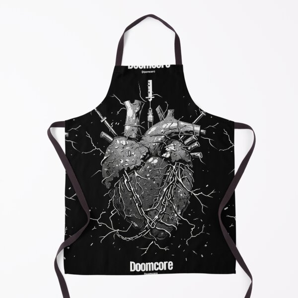 Item preview, Gothic Doomcore Heart with Vintage Flair designed and sold by Piotrek0001.