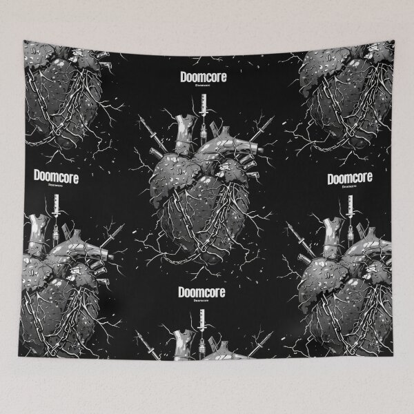 Item preview, Gothic Doomcore Heart with Vintage Flair designed and sold by Piotrek0001.