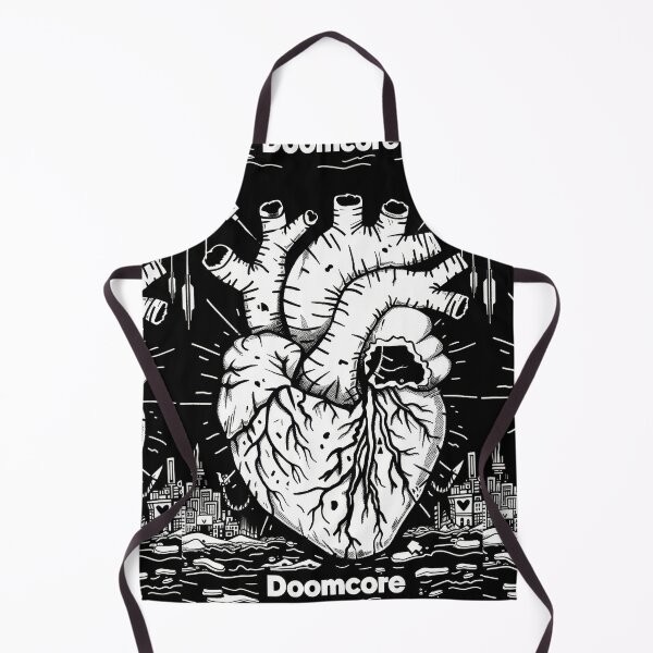 Item preview, Gothic Doomcore Heart with Vintage Flair designed and sold by Piotrek0001.