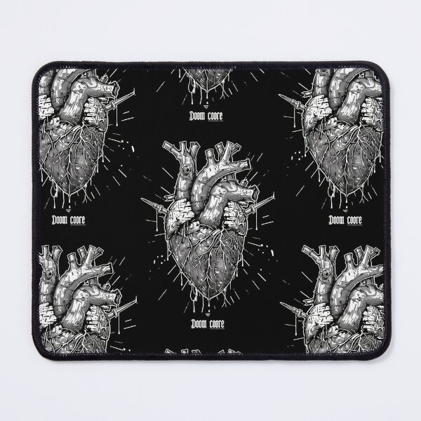 Item preview, Gothic Doomcore Heart with Vintage Flair designed and sold by Piotrek0001.
