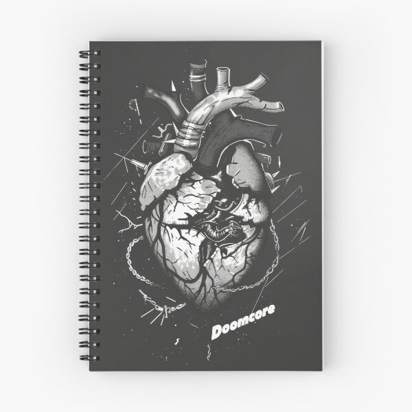 Item preview, Gothic Doomcore Heart with Vintage Flair designed and sold by Piotrek0001.