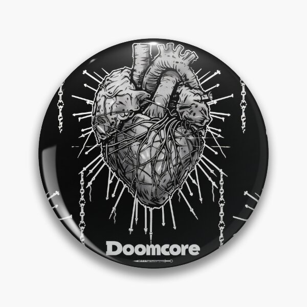 Artikelvorschau, Gothic Doomcore Herz mit Vintage Flair entworfen und verkauft von Piotrek0001.