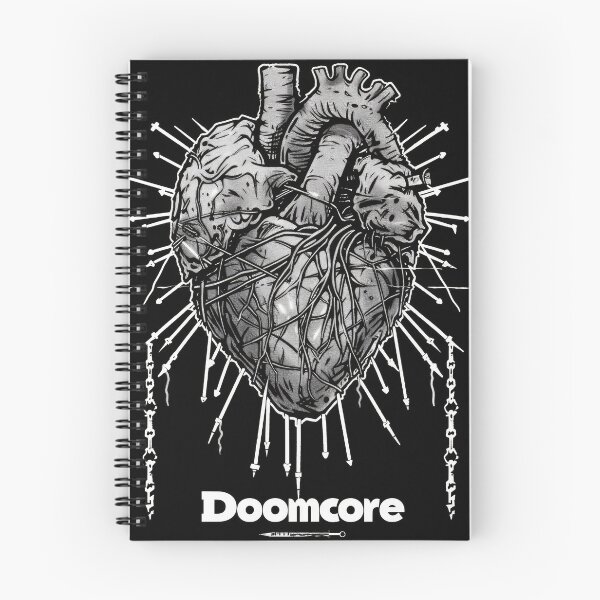 Item preview, Gothic Doomcore Heart with Vintage Flair designed and sold by Piotrek0001.