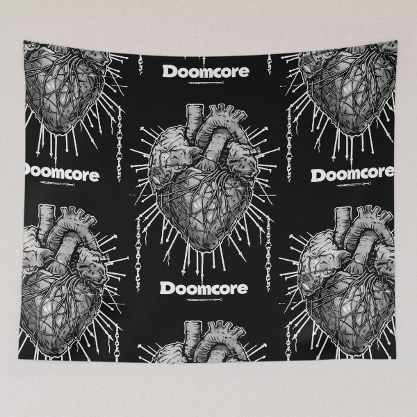 Item preview, Gothic Doomcore Heart with Vintage Flair designed and sold by Piotrek0001.