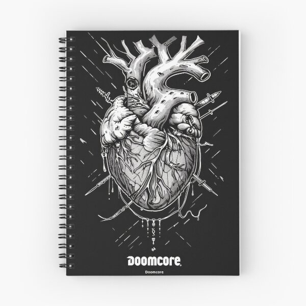 Item preview, Gothic Doomcore Heart with Vintage Flair designed and sold by Piotrek0001.